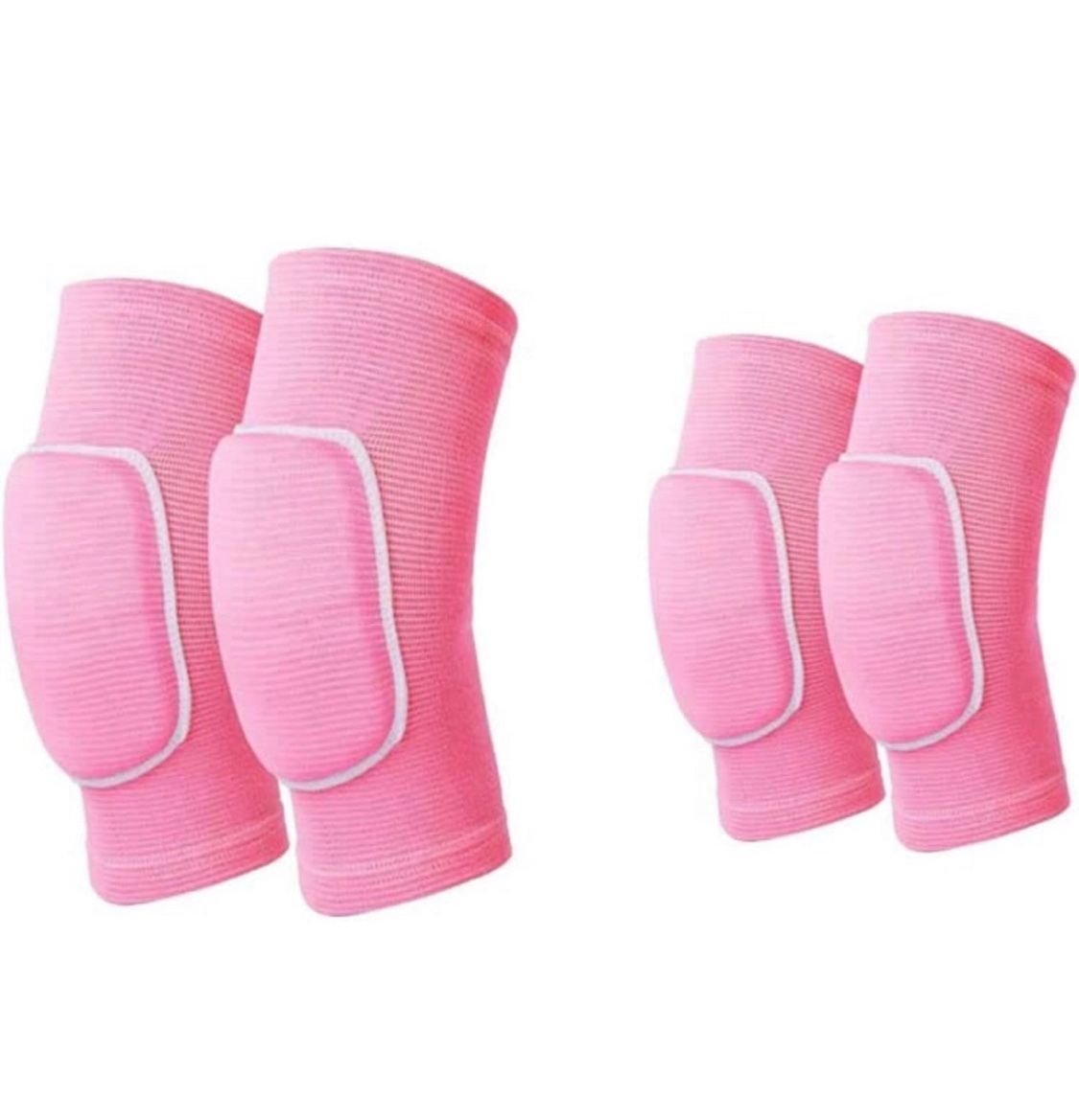 Knees pad Protective, Non-Slip Soft Breathable Knee Pads Knee Guards Elbow Pads (pink size large)