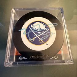 Buffalo Sabres Micheal Peca Signed Hockey Puck 