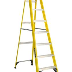 Louisville Ladder 8' Fiberglass Step Ladder, 12' Reach, 250 lbs Load Capacity, W-3118-08