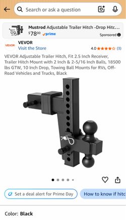 Ball mount Hitches