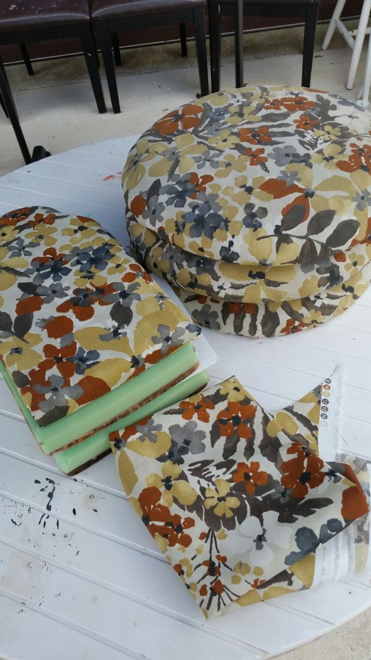 Unfinished seats and backs 3 in total