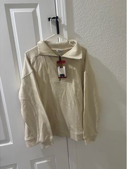 Eddie Bauer Quarter zip pull over size xl new