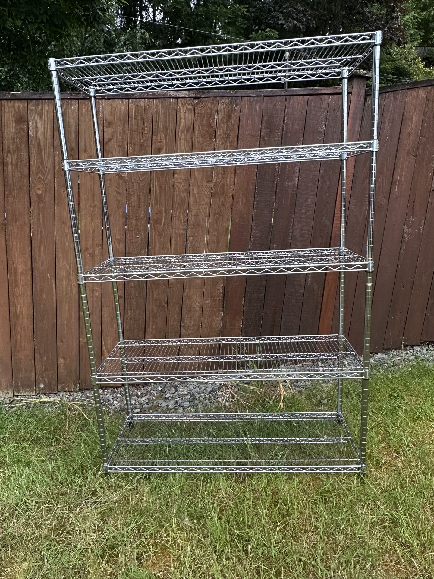 Metal Storage Rack 6 Feet Tall, Baker’s, Pantry, Garage 