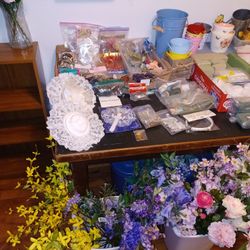 Silk Flowers And All Accessories  