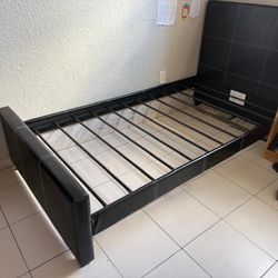 NEW TWIN BED FRAME BLACK OR WHTE 