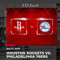 Houston Rockets Vs PHILADELPHIA 76ERS