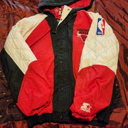 Vintage starter Chicago Bulls full zip jacket 90s 