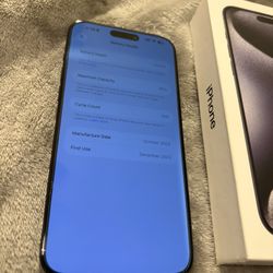 256GB iPhone 15 Pro max