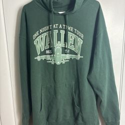 Morgan Wallen Hoodie Men’s 2XL Green One Night At A Time 2024 Tour Concert 