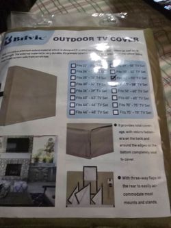 Brivic Outdoor TV Cover 52–55 Inch
