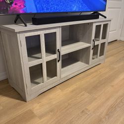 Rustic Grey TV Stand