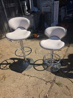 Height adjustable bar stools.. the price is firm