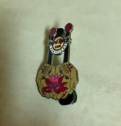 Hard Rock Cafe Barcelona Lotus Flower Pin