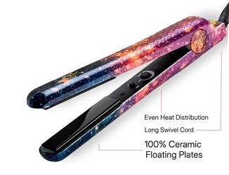 PYT Unicorn Pro - Plancha de pelo de cerámica para un estilo profesional. Salida de potencia de 150 W, temperatura ajustable adecuada para todo tipo d