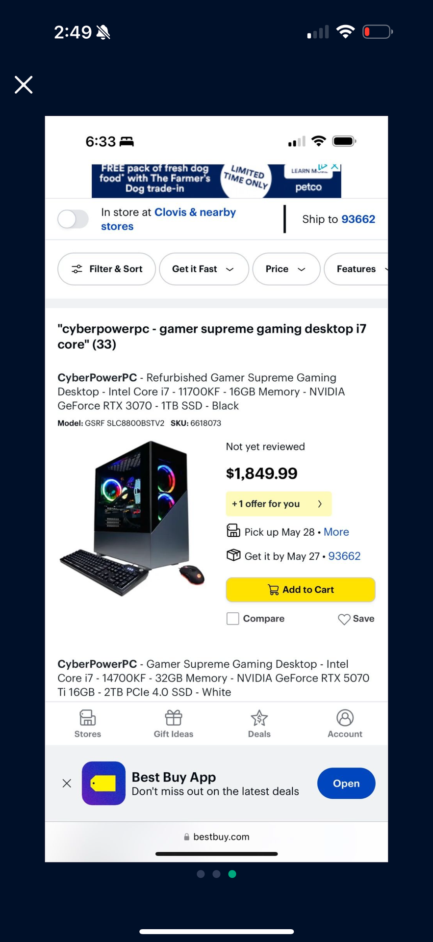 Pc and gaming set up