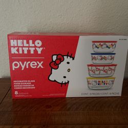 Hello kitty  Pyrex  Glass Food Storage