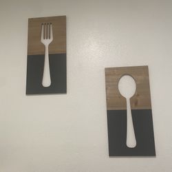 Fork And Spoon Wall Decor 