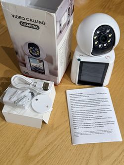 Brand New 2K Smart Home Camera with Screen – AI Tracking & Two-Way Audio