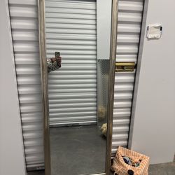 Steel Mirror - Excellent Condition 