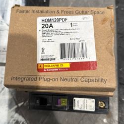 HOM120PDF 20Amp HOMELINE GFI BREAKERS