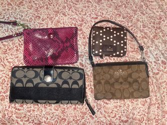 Coach and Fossil Wallet Wristlet Bundle