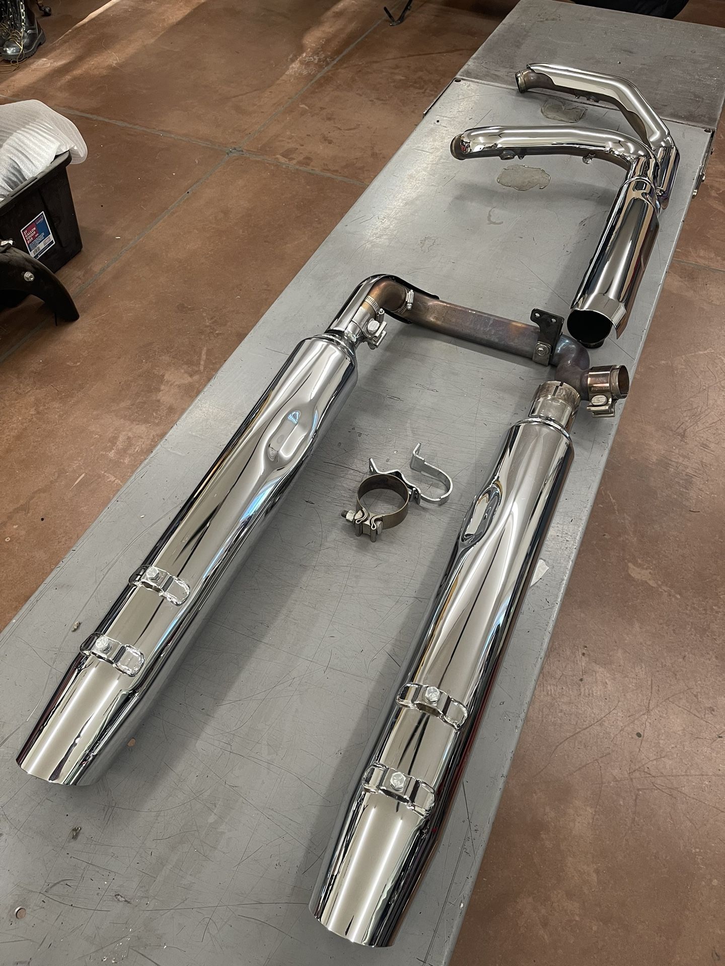 2017 -2024 Harley Touring Stock Exhaust. Removed When NEW.