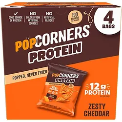 PopCorners Protein Zesty Cheddar 4-Pack