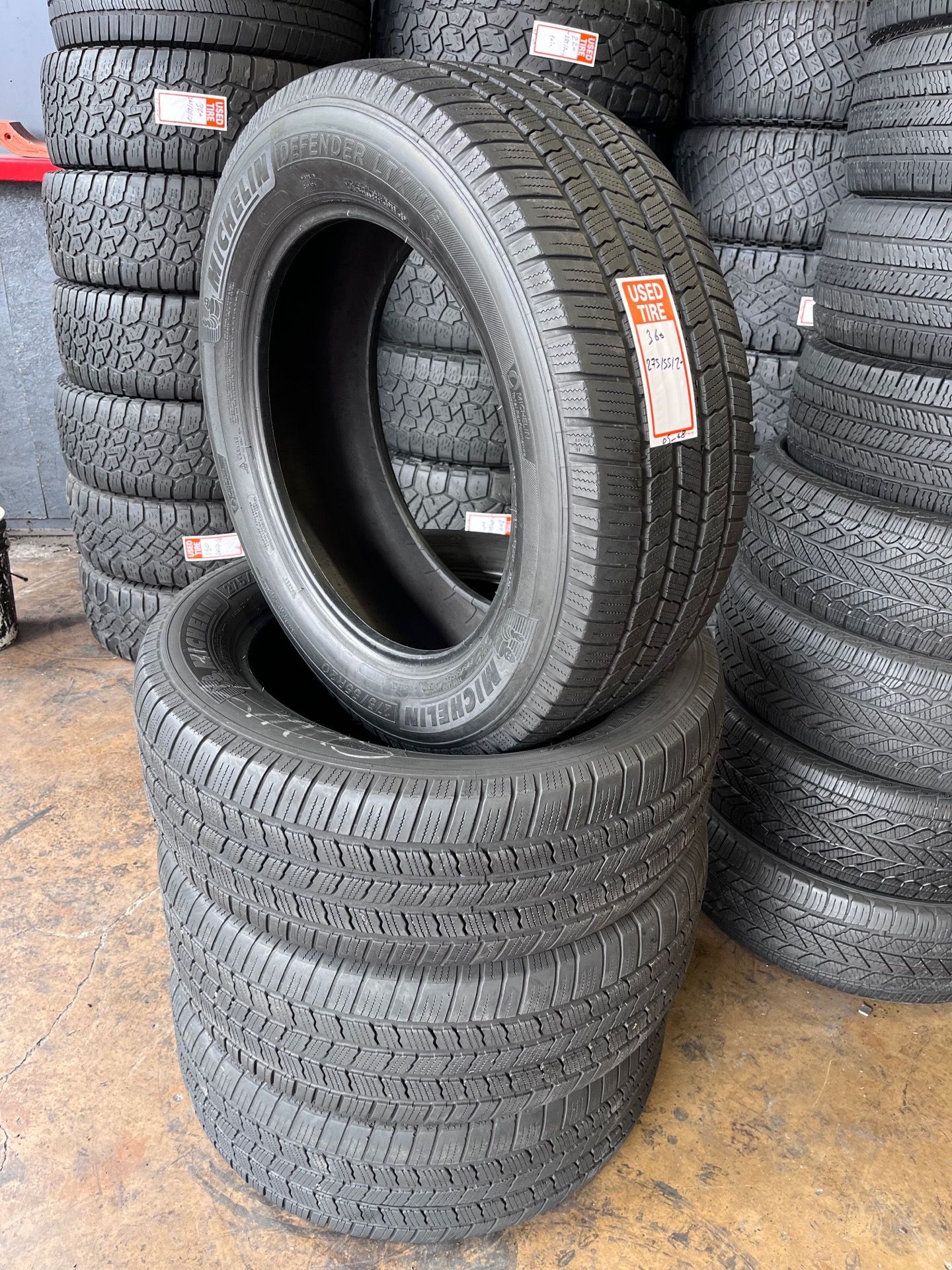 275/55R20 MICHELIN DEFENDER LTX full set