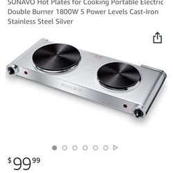 Sunavo Hot Plate Portable Burner