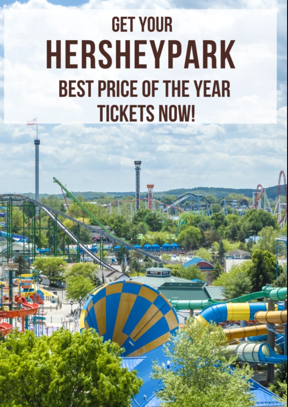 Hershey Park Tickets 50% Off