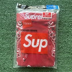 Supreme Hanes Bandana Boxer Briefs (2 Pack)