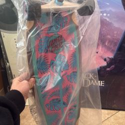 Santa Cruz 33” x 9.27” Cabana Dot Cruiser Pintail Longboard 