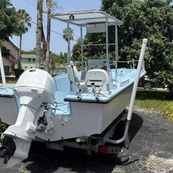 (NEED IT GONE THIS WEEK) Tag & title - 18’ Open Fisherman w 115Hp 2 Stroke and Trailer