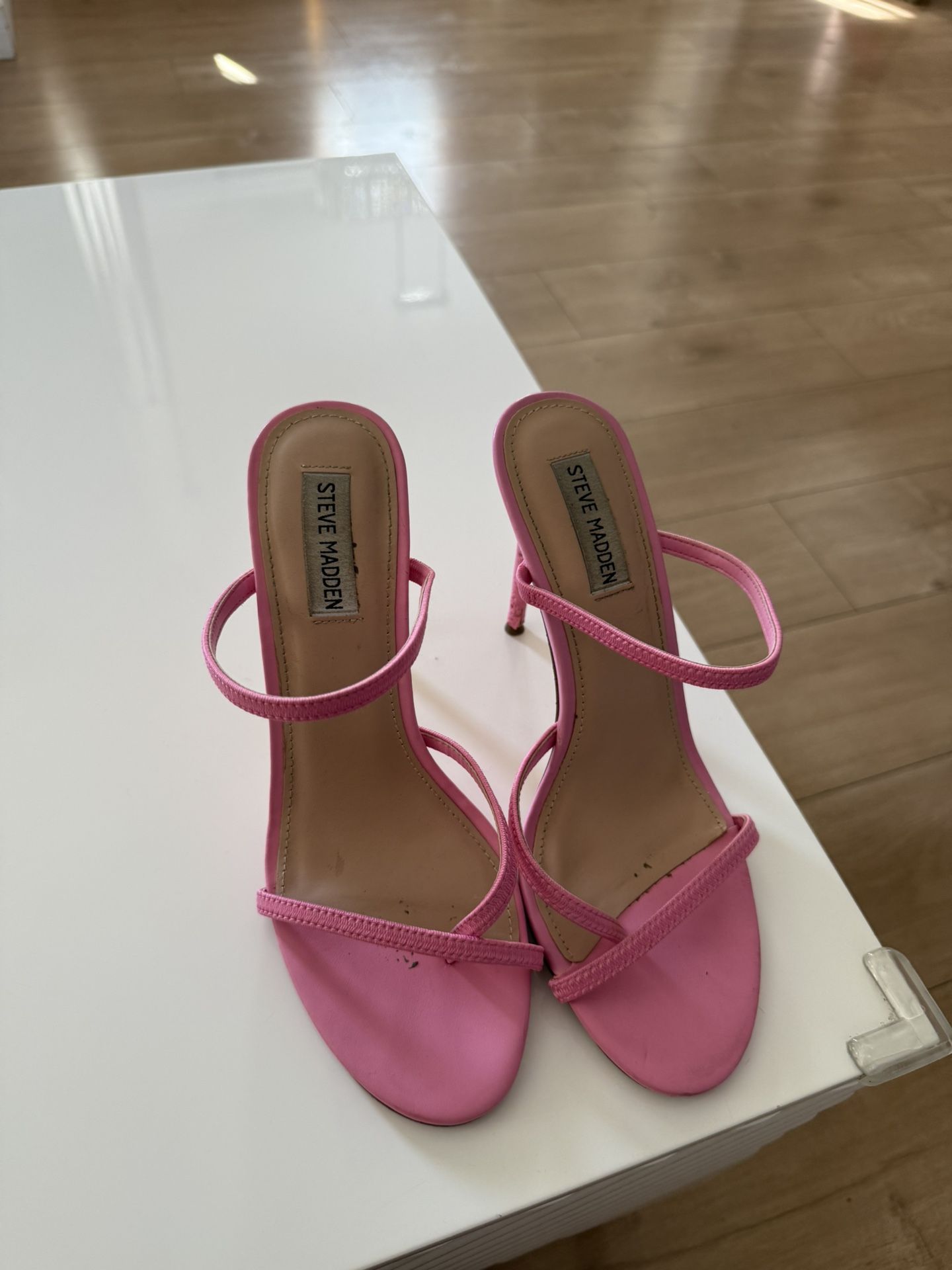 Pink Strap Heel