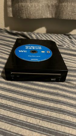 Wii console with games