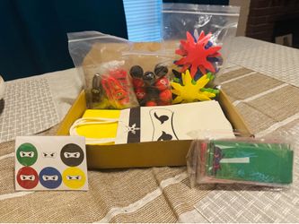 Ninja Party Decor! 12 Pack! Brand new! See al pics!