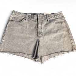 Brand new womens light black jean shorts size 14