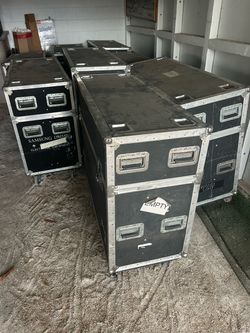 Heavy Duty ATA Road Cases on Wheels