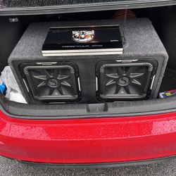 For Sale 12 Inch Subwoofer With Amp 2000 Watts 