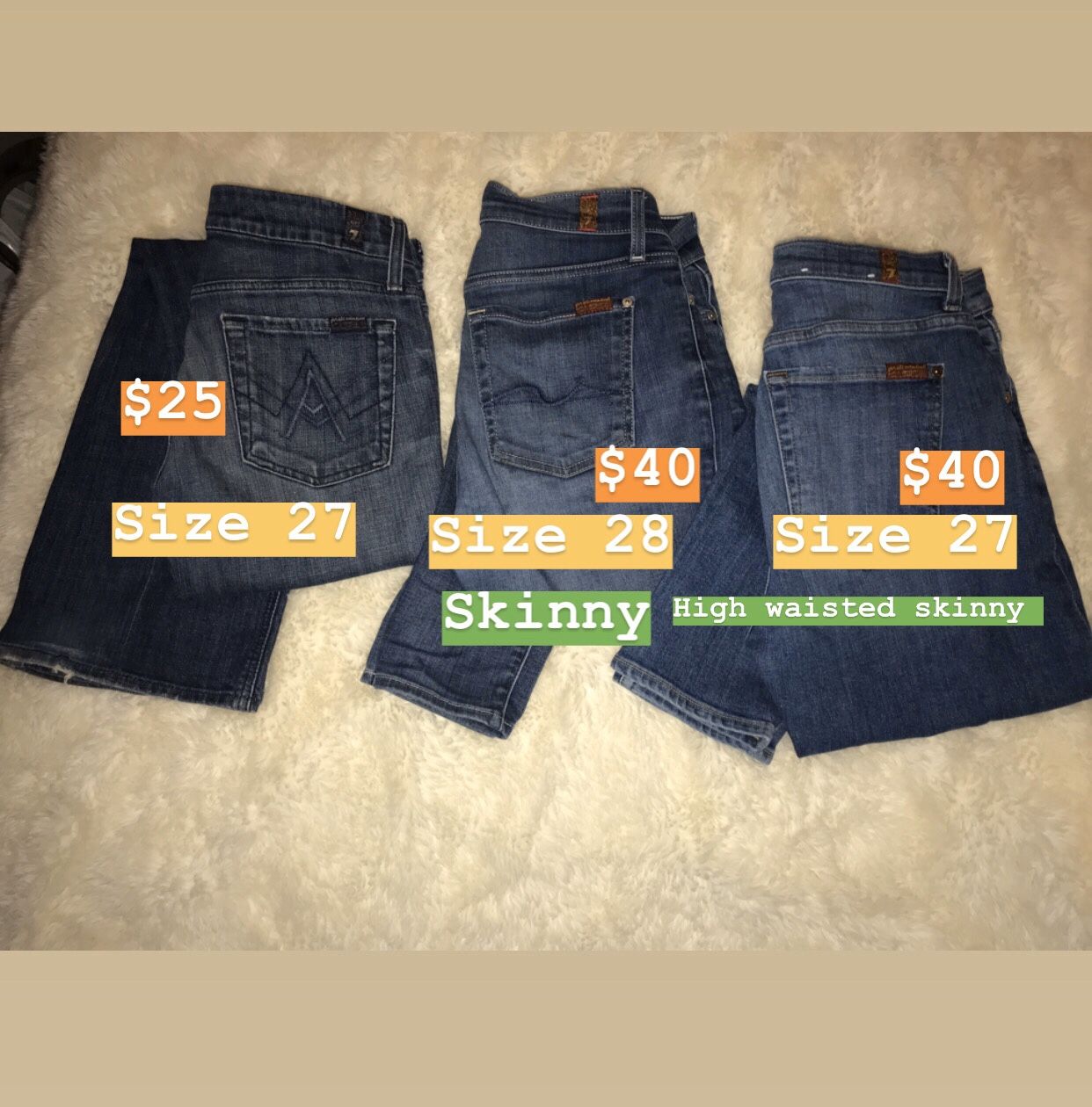 7 jeans All mankind
