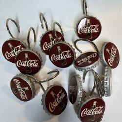 Coca-Cola Cola Shower Curtain Hooks 