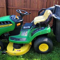 John Deere Mower With Attachments 