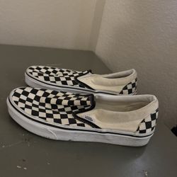 Checked Vans Shoes 