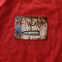 Waking Dead Olivia Weapons Card