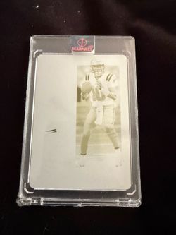 2023 Mac Jones Rookie 1/1 Printing Plate (Black)