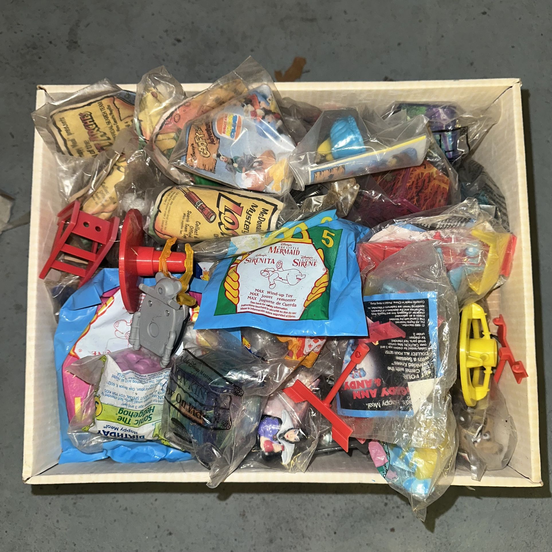 Vintage Fast Food Toys Lot 90s Retro Collectibles