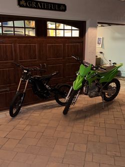 2025 Surron LBX + 2024 KLX 230RS
