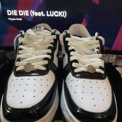 bapesta black size 12