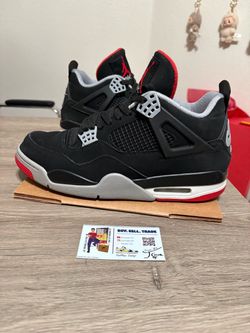 Size 11 - Nike Air Jordan 4 Bred 2019 Black Red