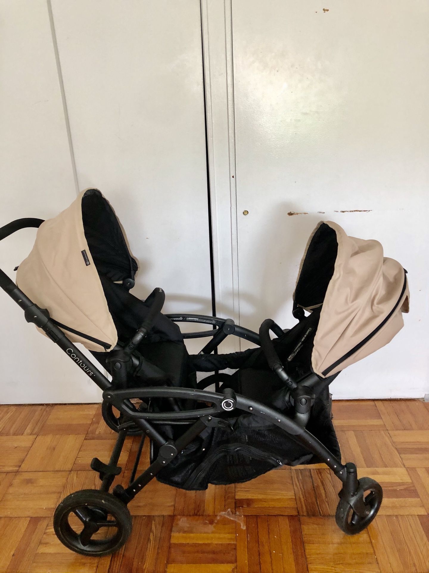 Contours twin stroller slightly used